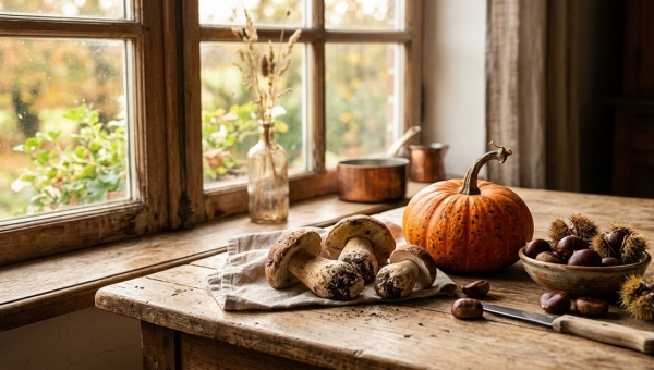 Funghi e Ingredienti d'Autunno