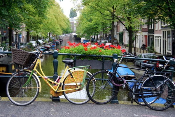 bicicletta amsterdam autobus