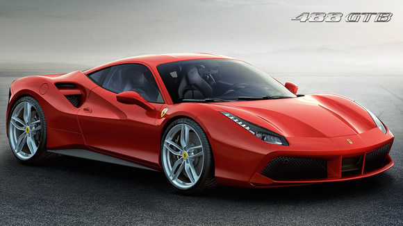 Ferrari 488 GTB fiancata e anteriore