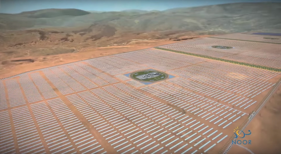 Centrale solare Noor Marocco